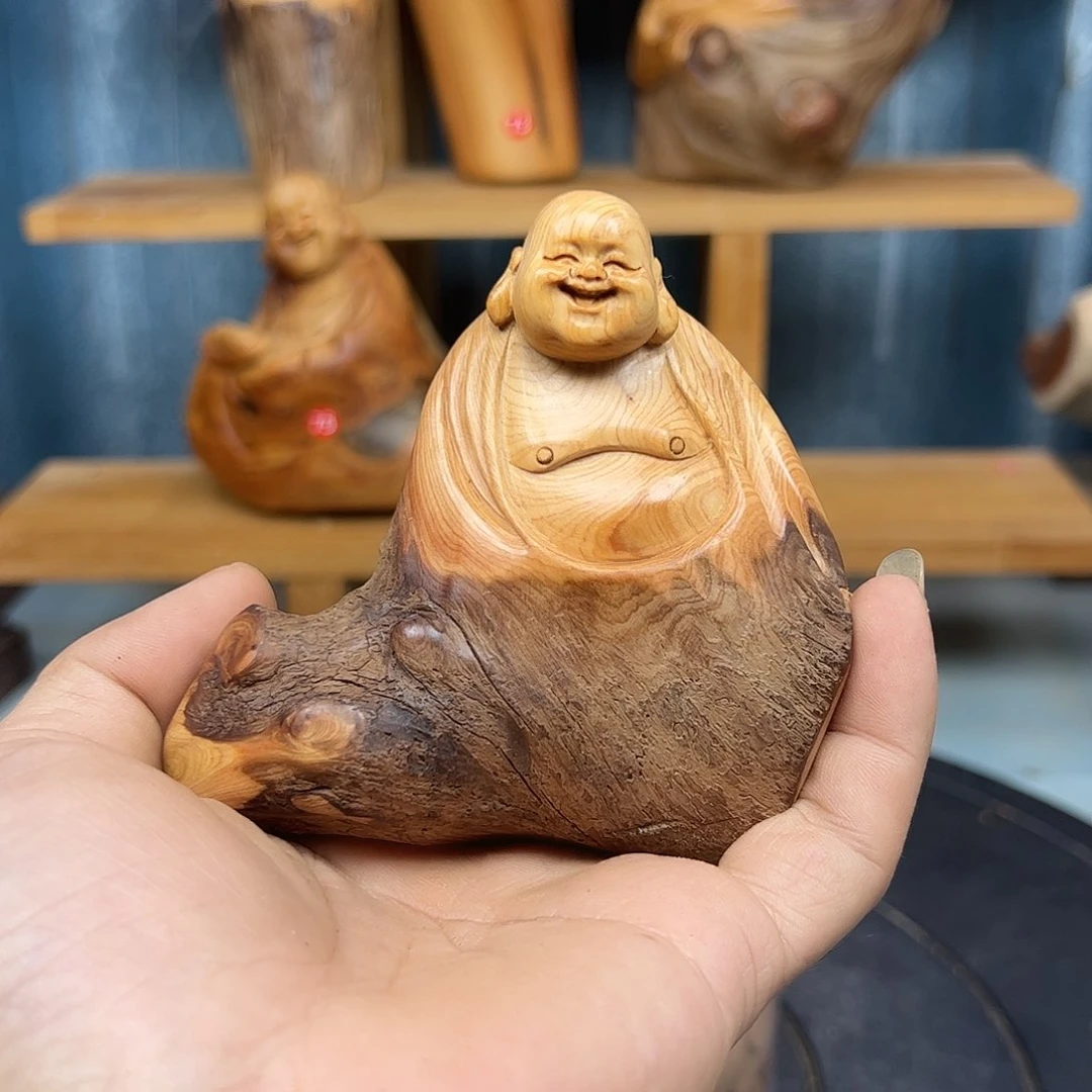 木爱***3崖柏木摆件手把件