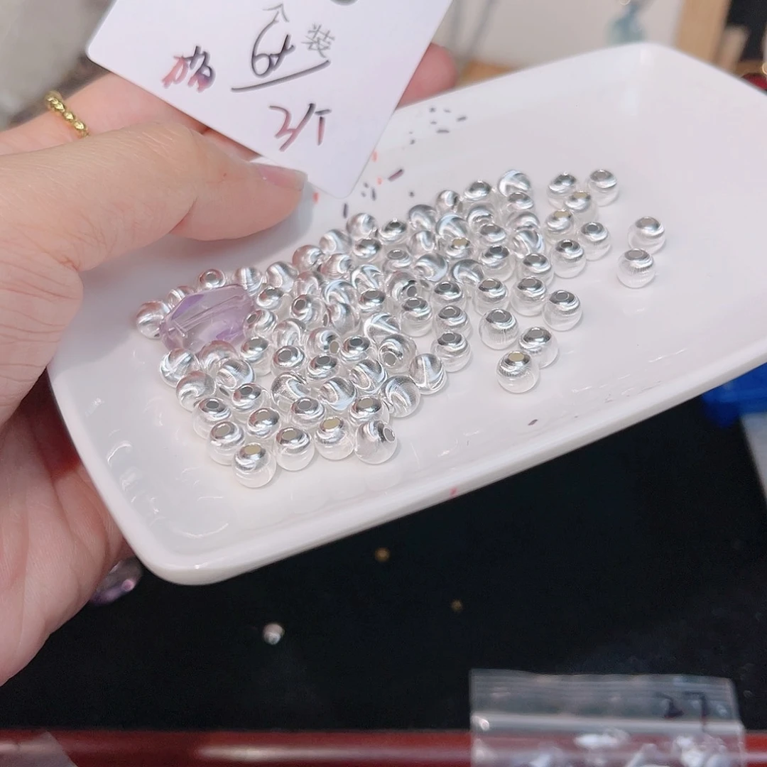 紫晶珠宝半成品银S925镶嵌66