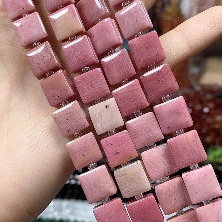 玛瑙/玉髓未镶嵌珠宝半成品天然红木纹卡10mm