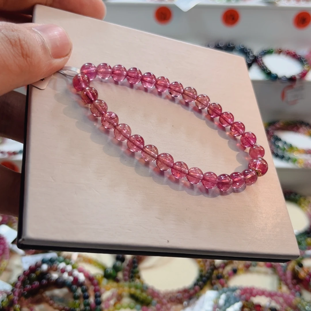 碧玺未镶嵌手链碧玺