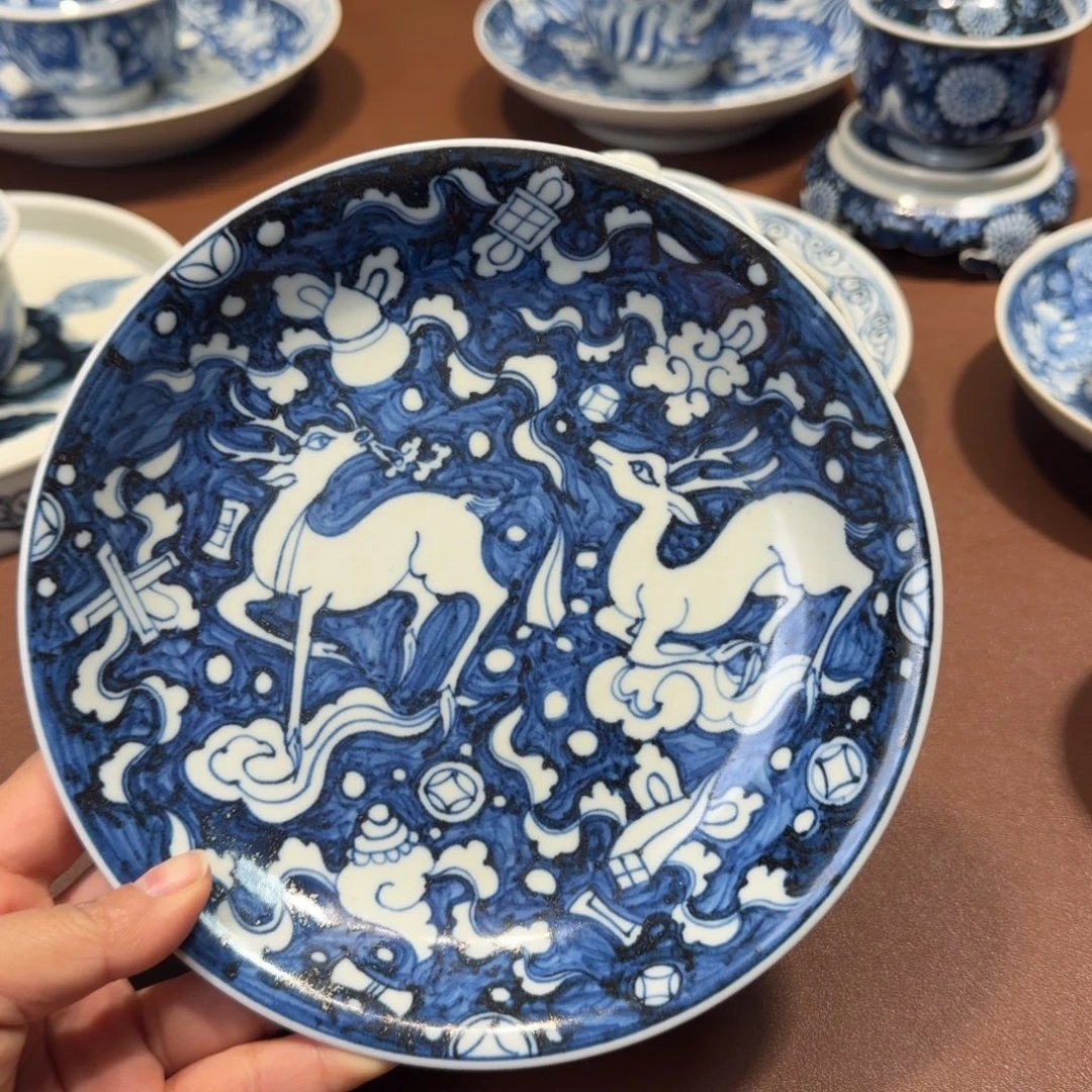 手工手绘茶红具壶承