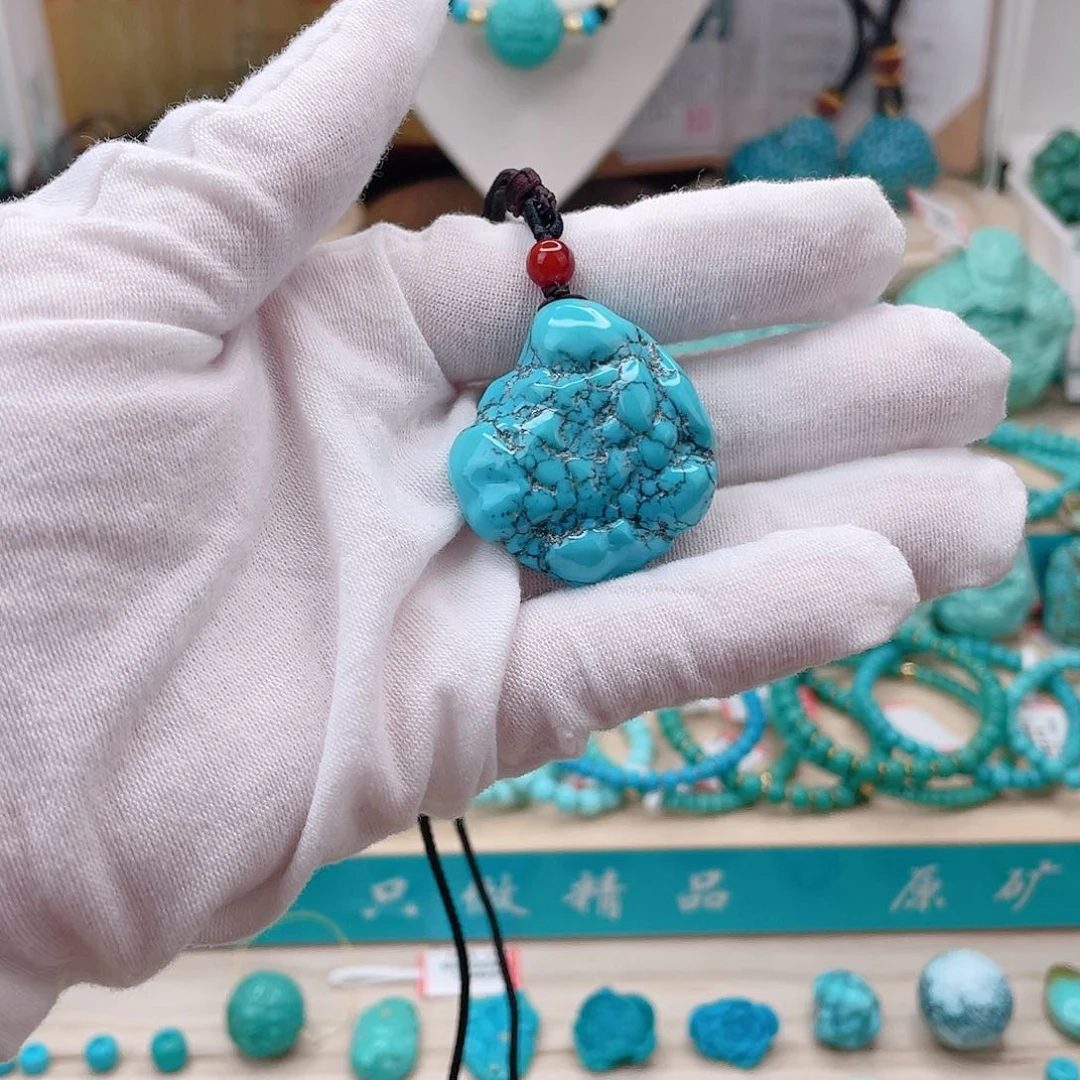 未镶嵌绿松石套链