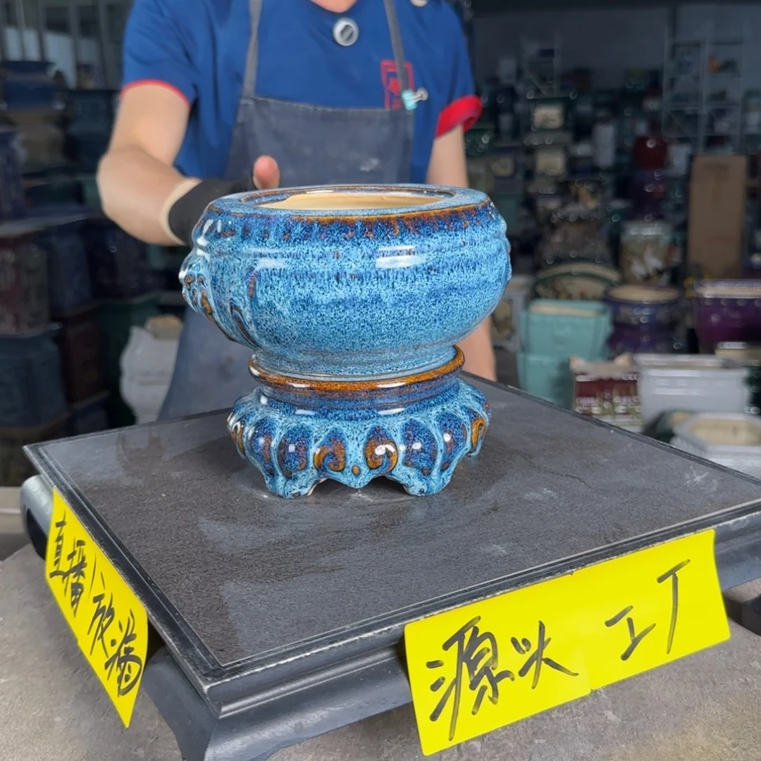 一风堂石湾花盆。