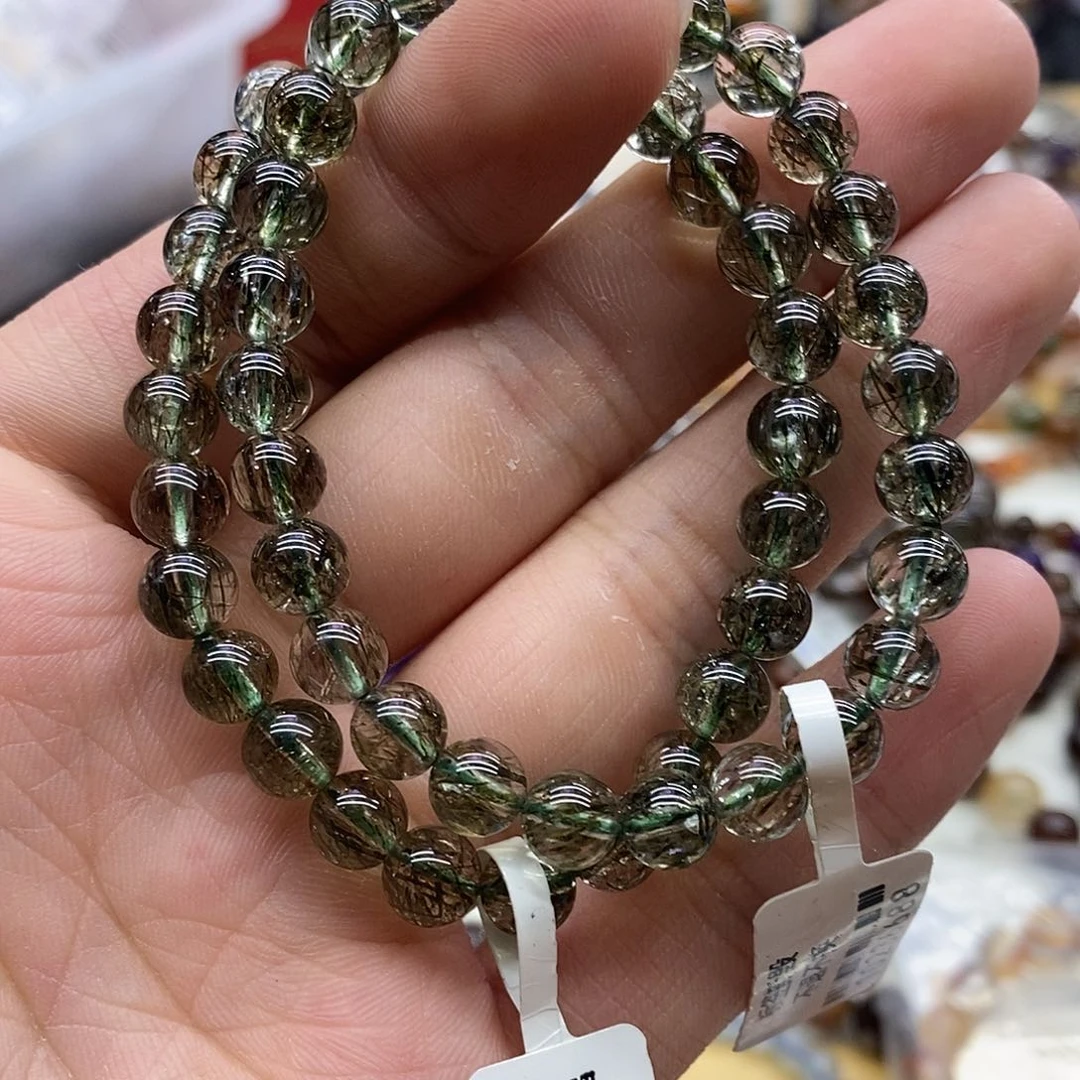 水晶手串未镶嵌多样性发货发一条