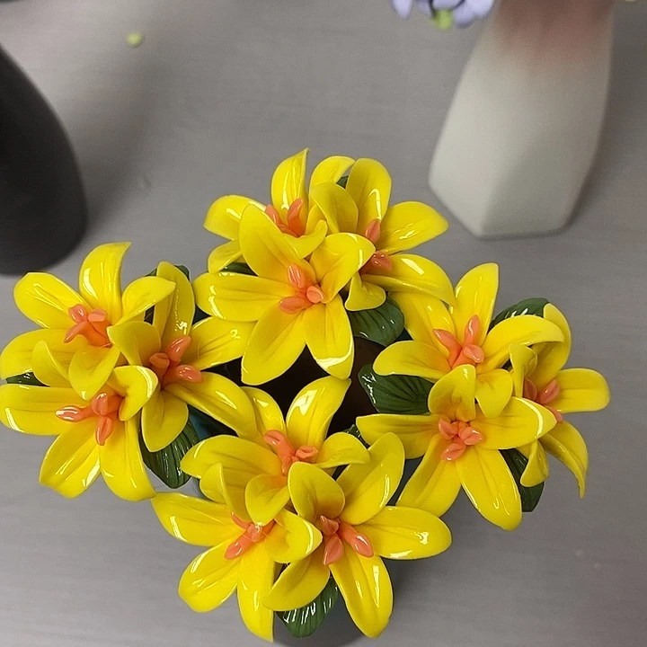 陶瓷陶瓷材料加工4朵