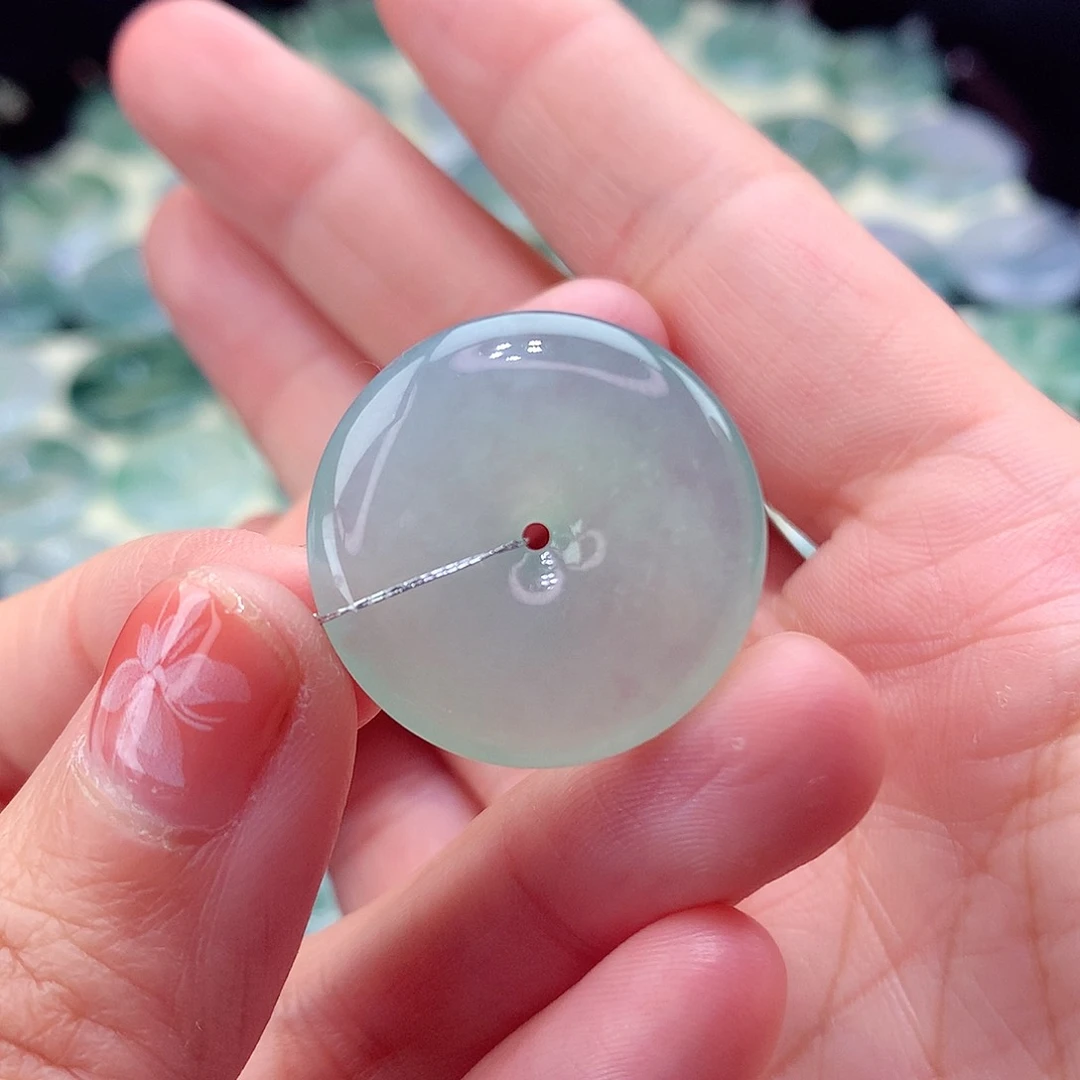 翡翠颈饰未镶嵌15尺寸23.8/5.4