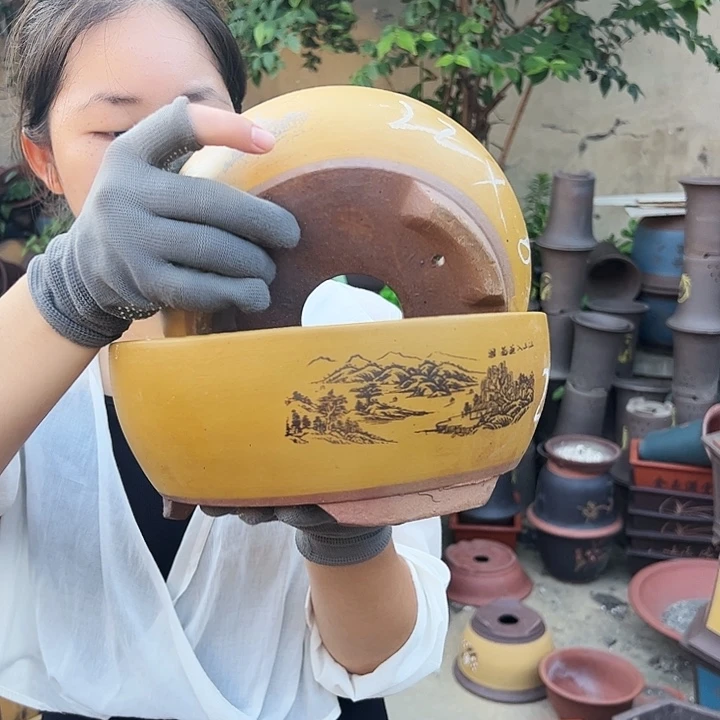 黄色江山如画中小一对