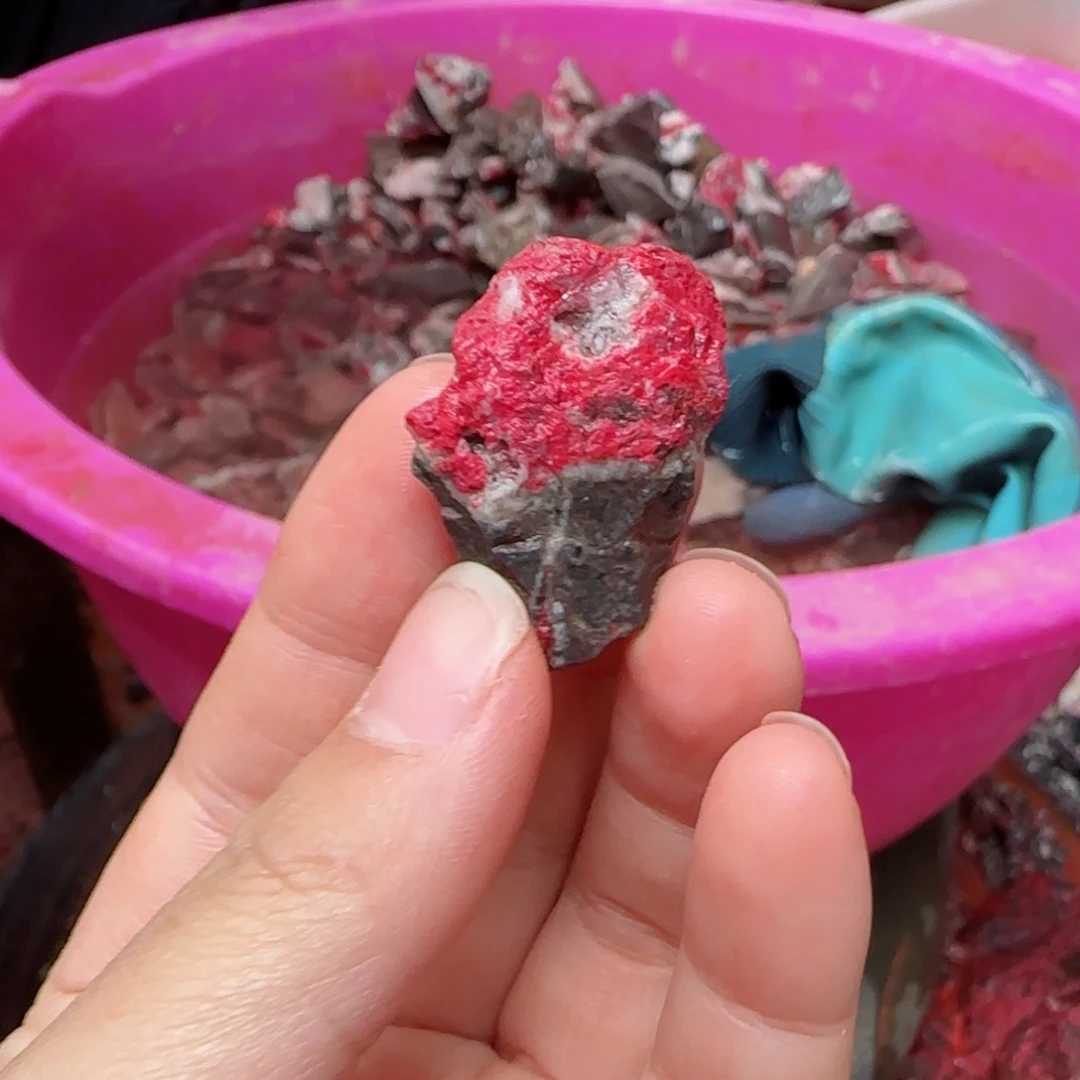 天然辰砂朱砂毛石头36