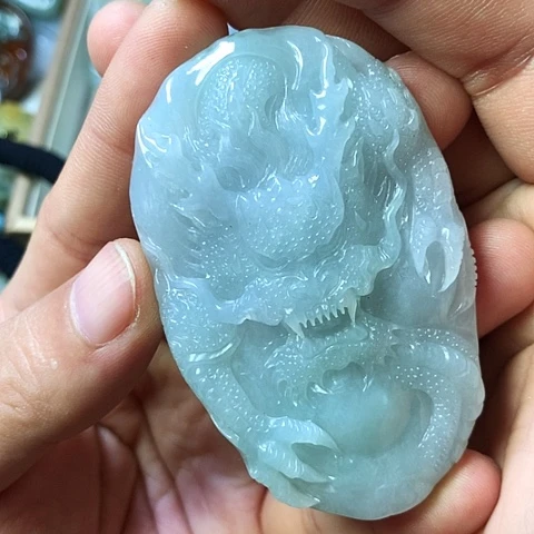 颈饰未镶嵌翡翠福豆豆珠宝翡翠颈饰