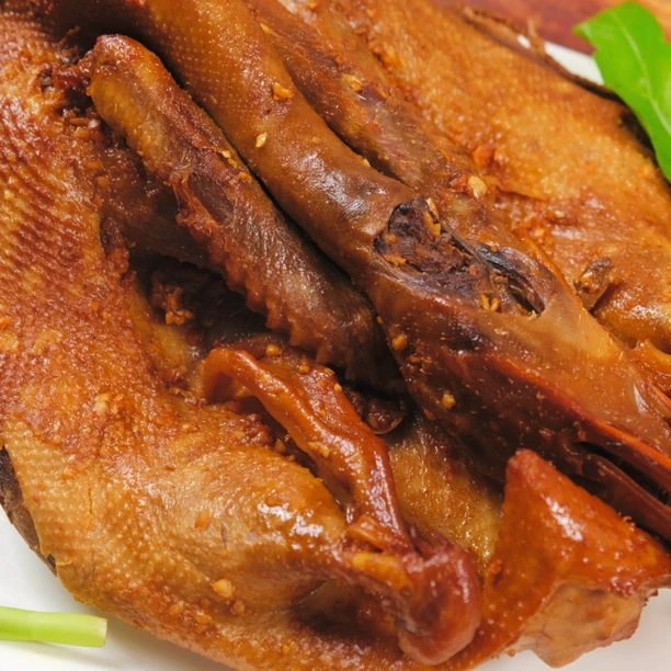 鸭八妹蒜香熏烤鸭大只版1800g-2000g零食美食