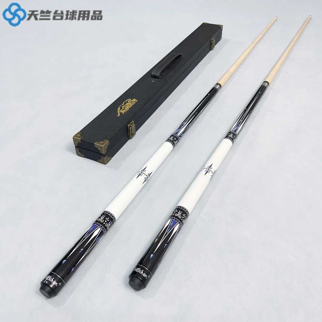 冰匠台球杆高颜值手工枫木1/2分体中式八球小头杆花式九球大头杆