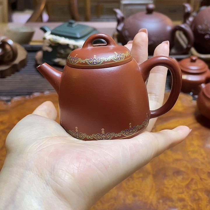 茶壶紫砂全手工打造