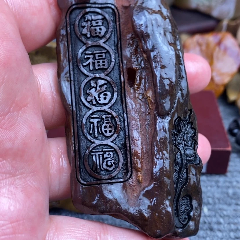 【闪购商品】原石雕刻手把件