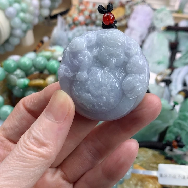 翡翠未镶嵌颈饰吊坠