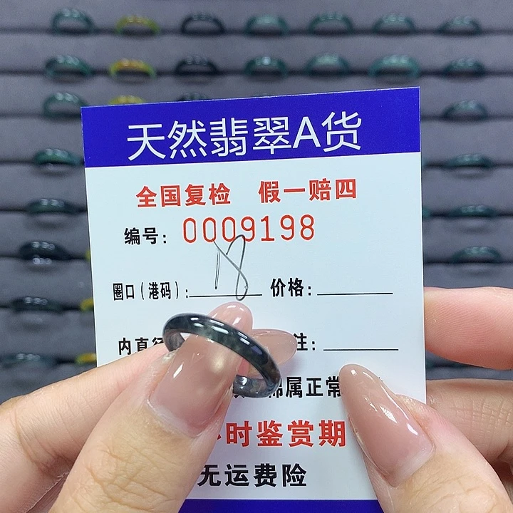 翡翠戒指未镶嵌    198