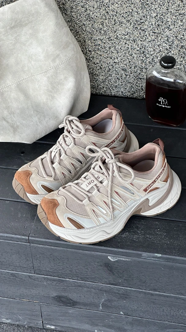 2025秋季爆款厚底增高老爹鞋运动鞋1930【36】