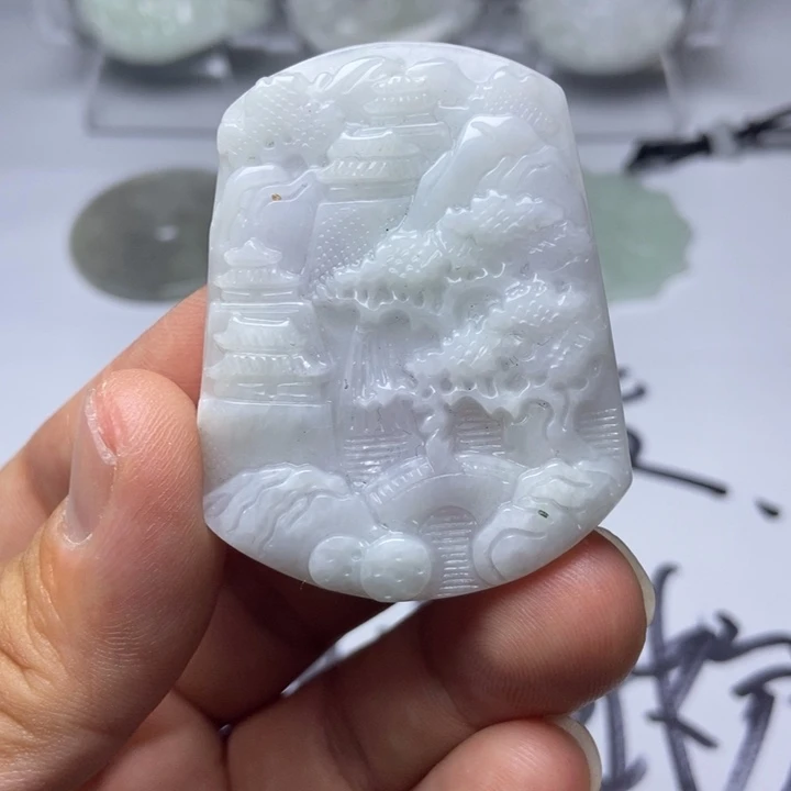 翡翠未镶嵌颈饰翡翠