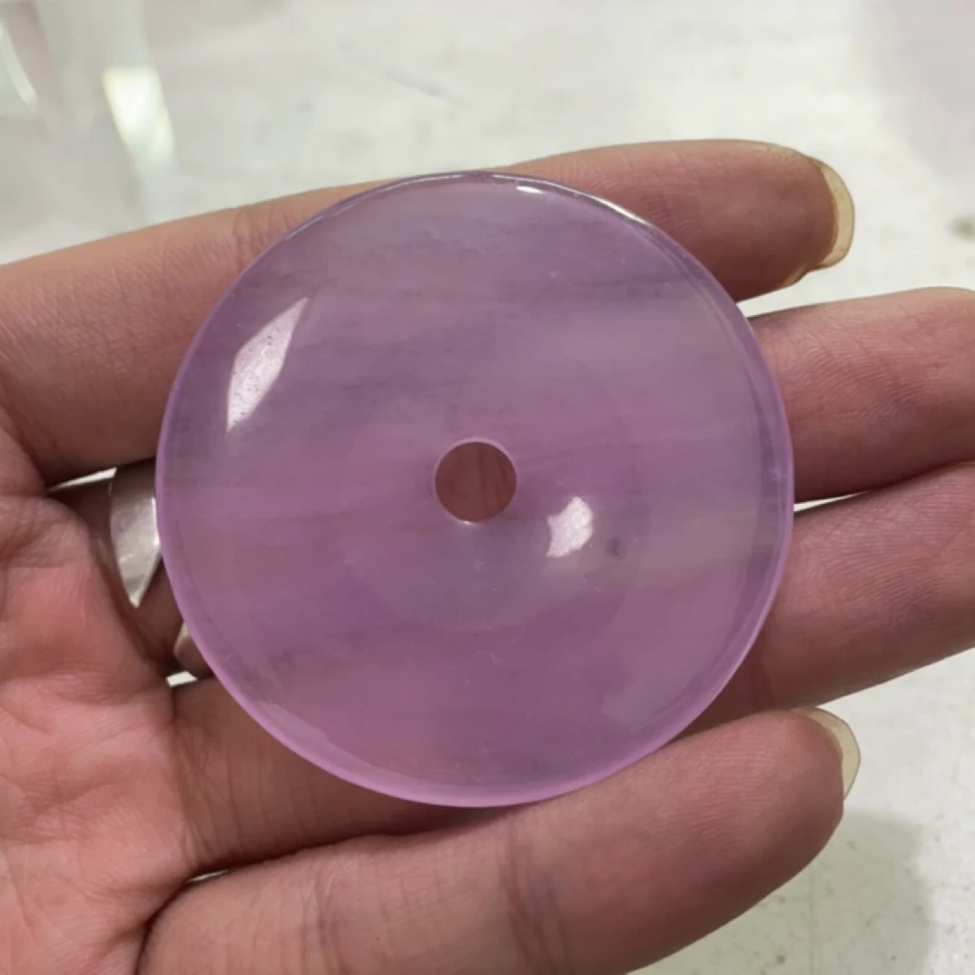 116  冰粉平安扣吊坠