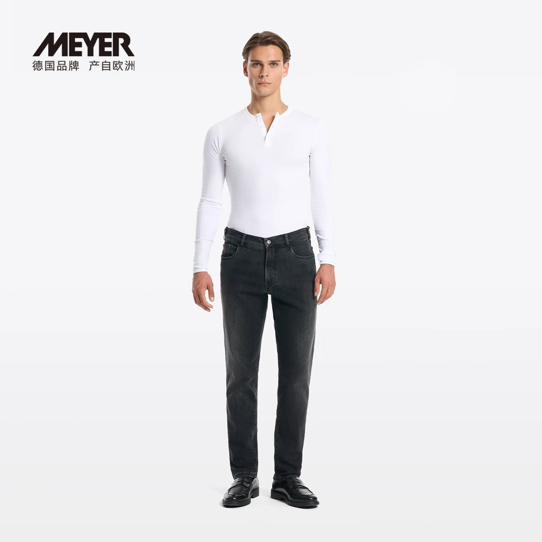 MEYER德国迈雅 25秋冬新款牛仔裤五袋男裤高弹保暖26294-SARDEGNA