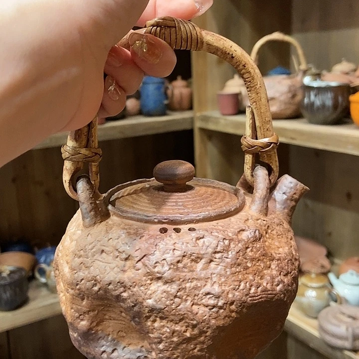 柴烧老岩泥高端茶器