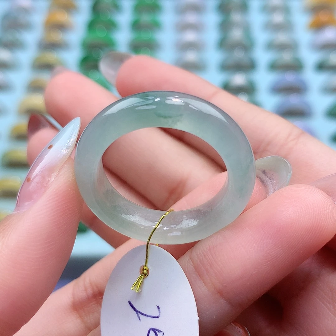 未镶嵌戒指翡翠行**远25圈