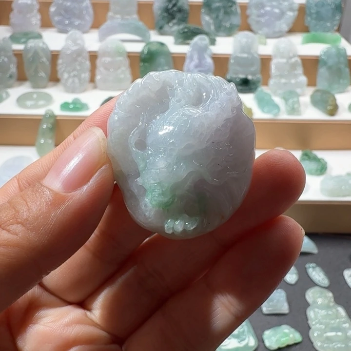 翡翠未镶嵌项链翡翠