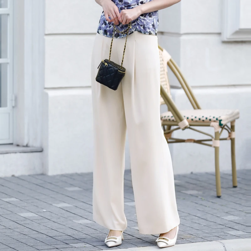 BuouBuou25春新品商场同款时尚通勤显瘦直筒裤BKDD049