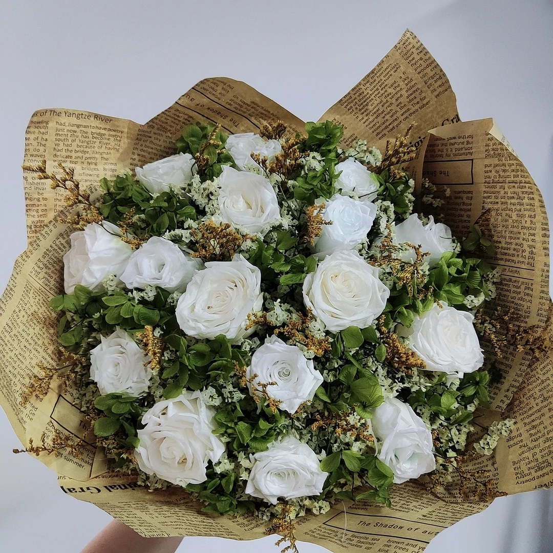 【白虞】干花永生花花束