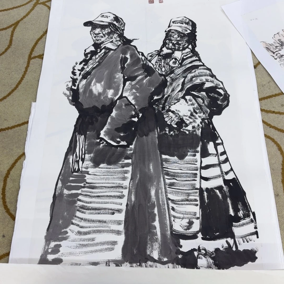 国画国画老师作品刘