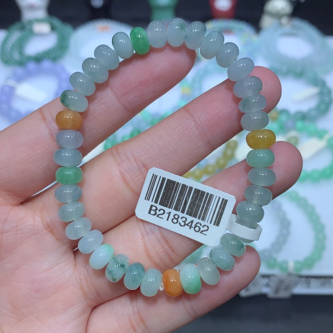 翡翠未镶嵌手串天然