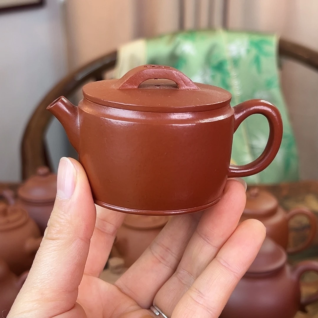 茶壶紫砂精品 汉瓦 朱泥 100