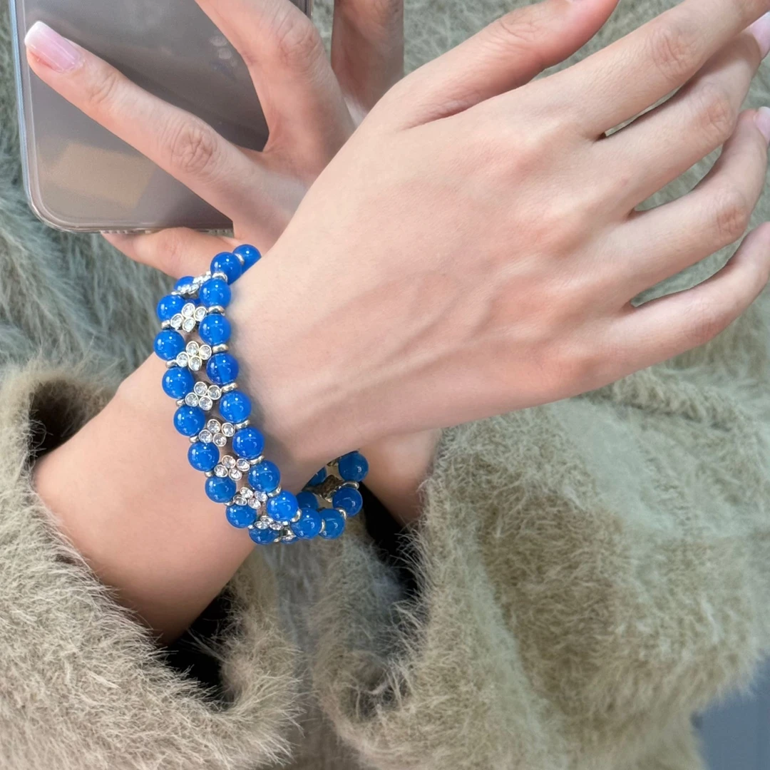 【然然王LA古藏】铜合金仿水晶手链  铜合金手链【WRR2149】