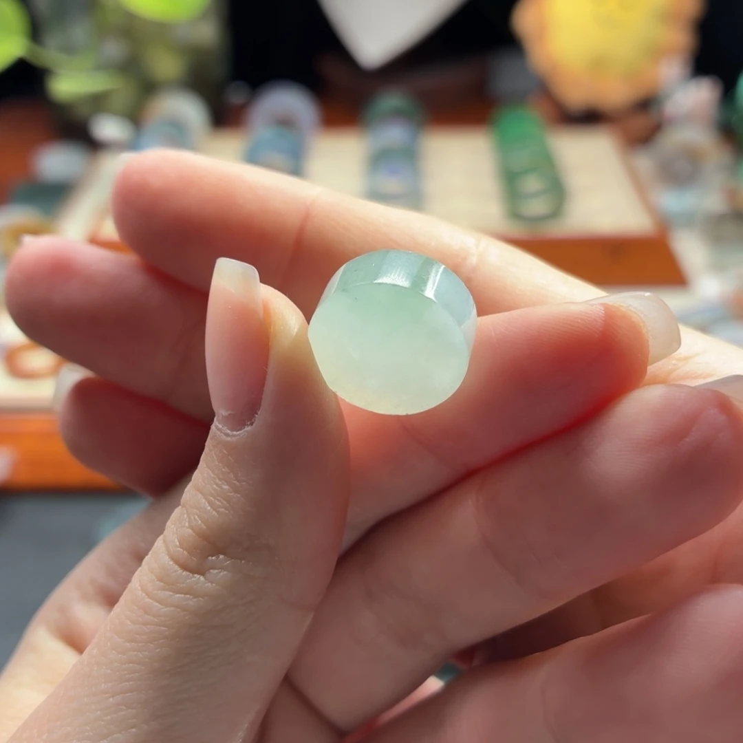 未镶嵌定制翡翠捡漏戒指心