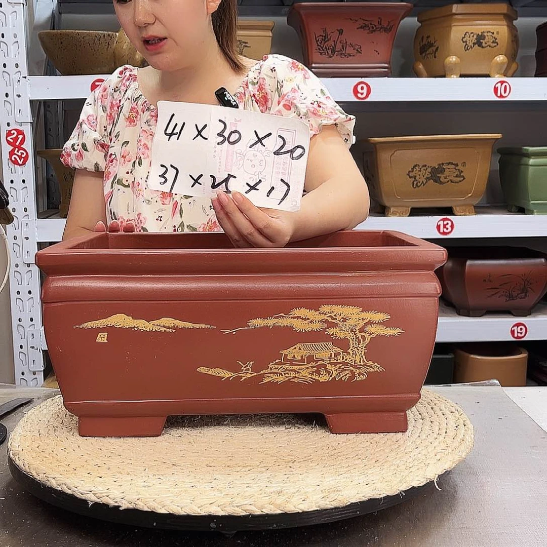 紫砂花盆紫砂花盆