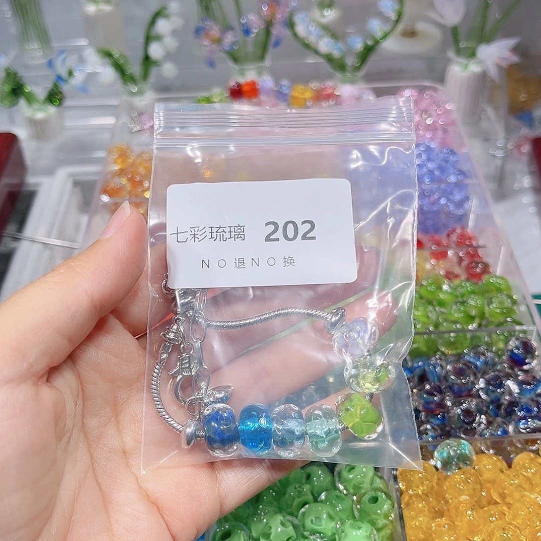玻璃颈饰202串珠一套