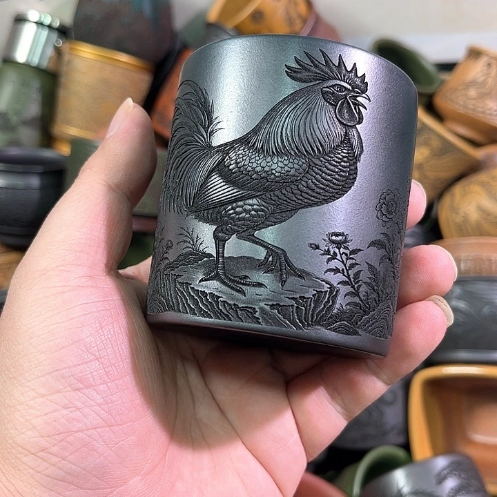 茶杯紫砂全手工紫砂主人杯