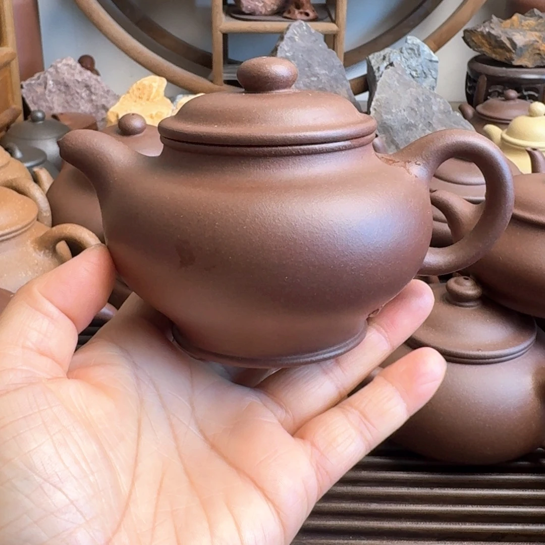 茶壶紫砂250cc掇只嫩底槽清