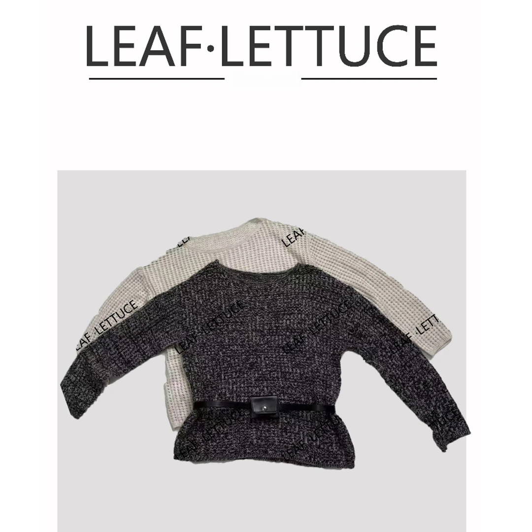 【LEAF LETTUCE】00124/6706秋款纸纱罩衫