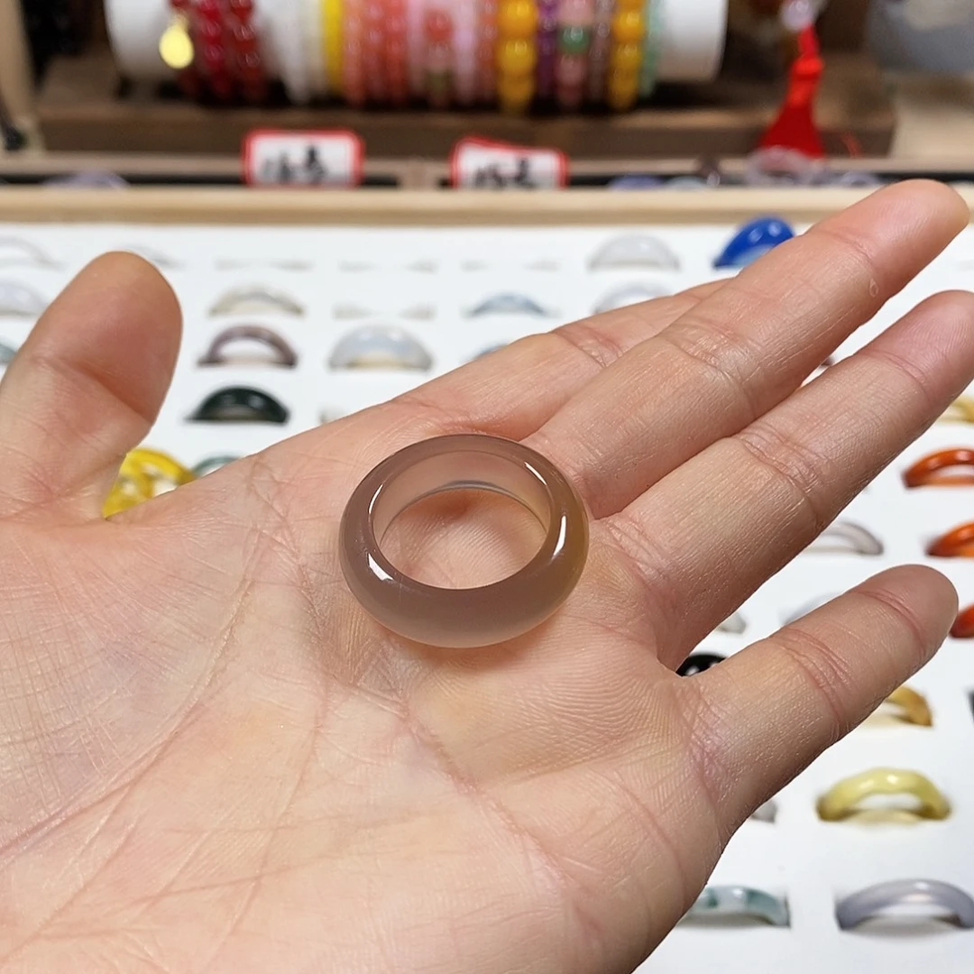 玛瑙/玉髓戒指未镶嵌J*A