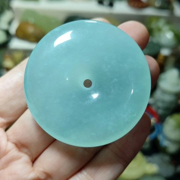 岫玉平安扣未镶嵌