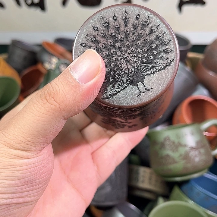 茶杯紫砂全手工紫砂主人杯
