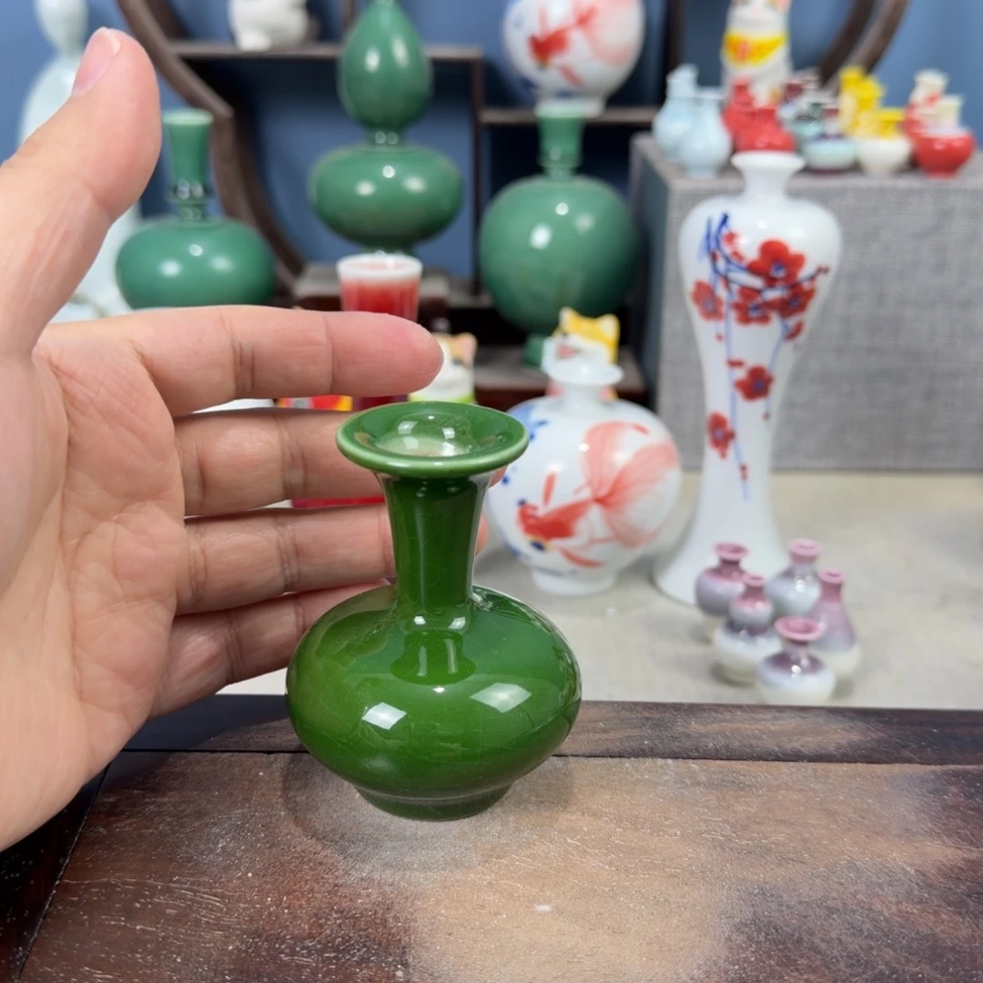 陶瓷手工小花器摆件