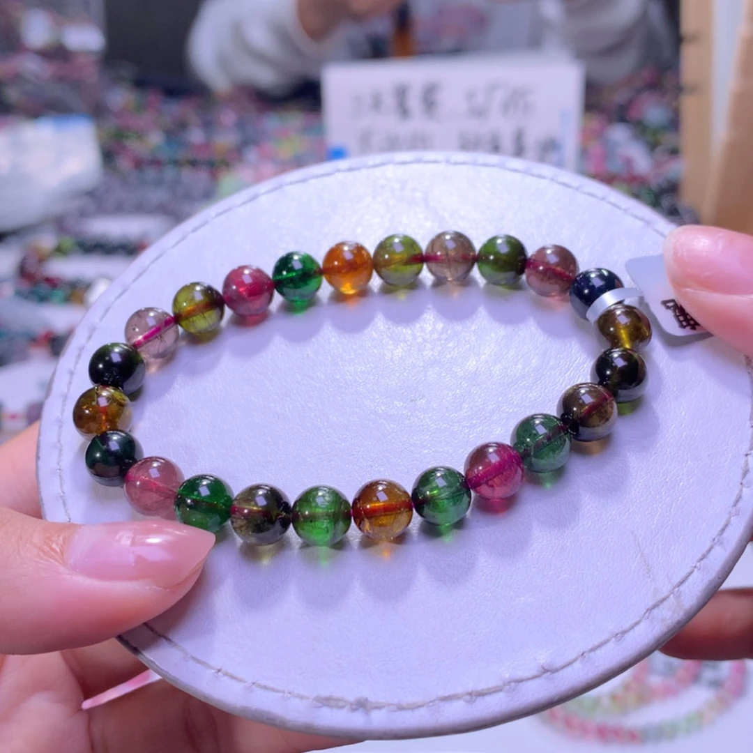 【闪购商品】未镶嵌手链碧玺7.8mm左右