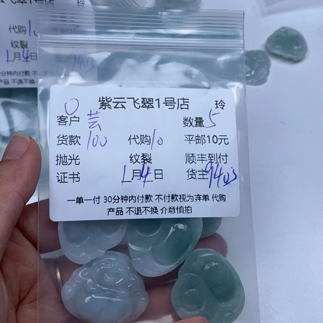 芸***芸翡翠未镶嵌颈饰翡翠