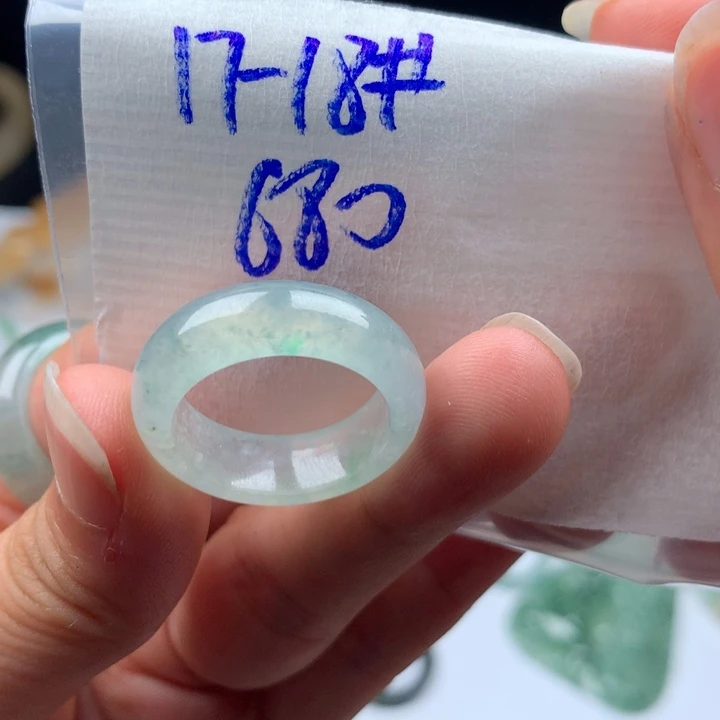 未镶嵌戒指翡翠戒圈