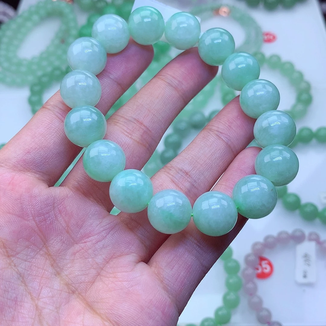 翡翠未镶嵌毛衣链