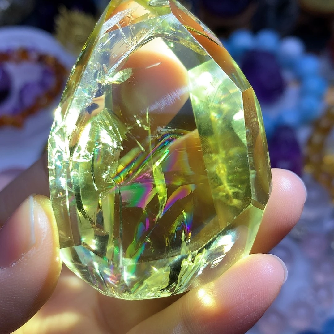 水晶未镶嵌珠宝半成品