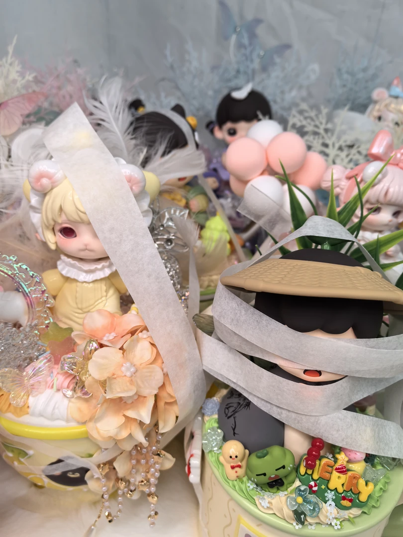 【汉堡家】手工DIY潮玩原创手作杯子正版奶油胶diy礼包