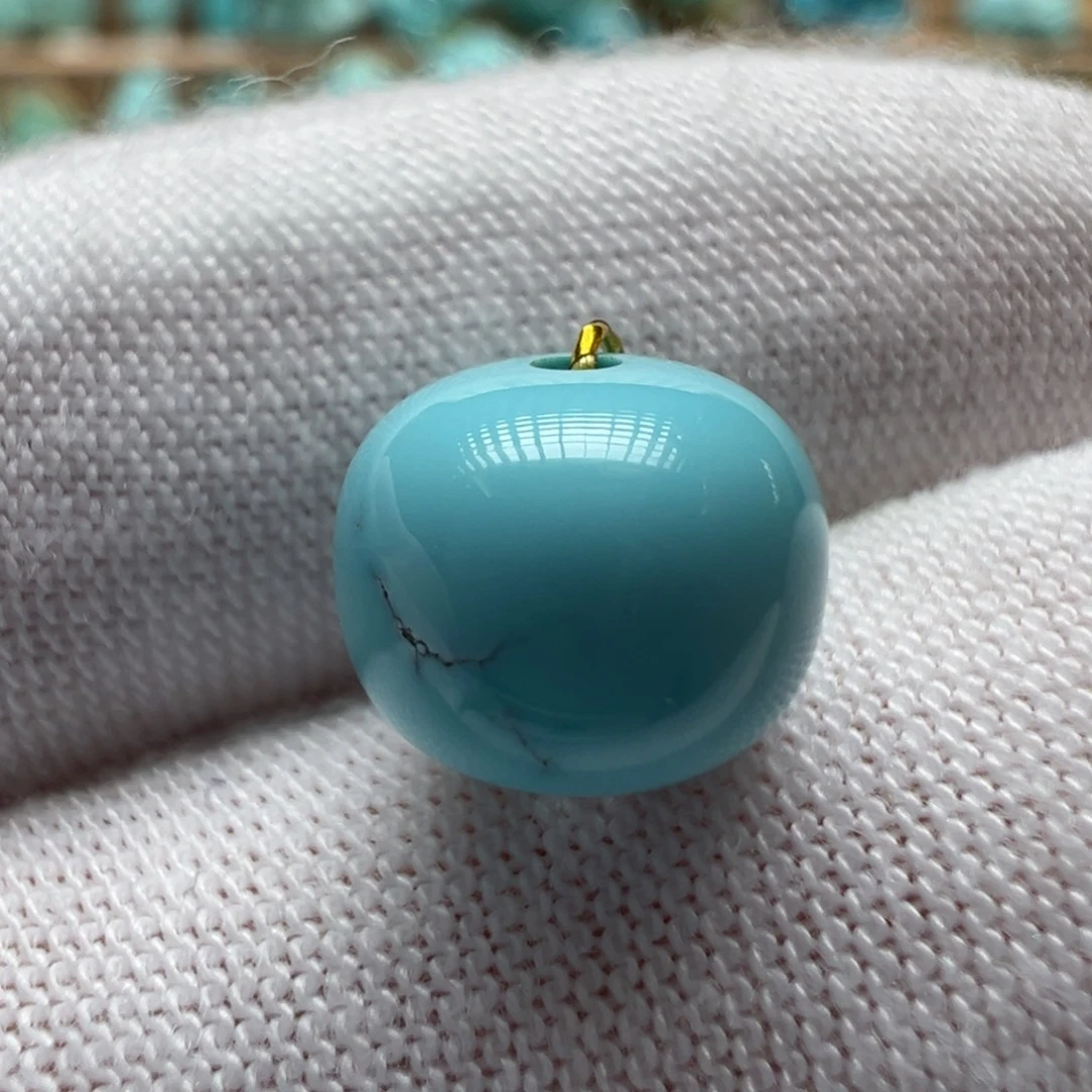 绿松石未镶嵌配饰9.2*7.7