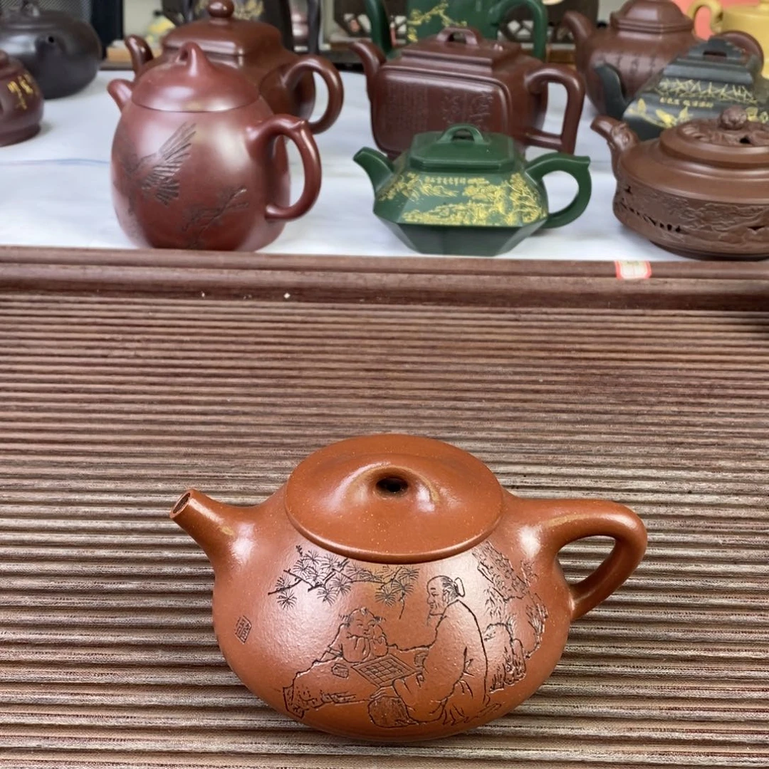 茶壶紫砂白3 景舟石瓢